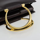 CELINE Handtasche Leder Braun Gold Auth 182104-7