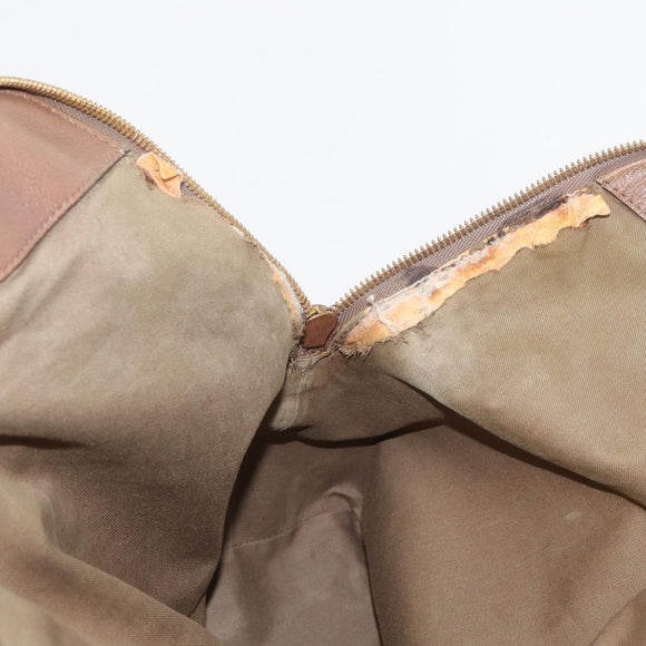 Chloe Elsie Hand Bag Leather Beige Gold Auth 182109