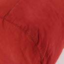 PRADA Boston Bag Nylon 2way Red Silver Auth 182110-19