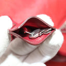 PRADA Boston Bag Nylon 2way Red Silver Auth 182110-9