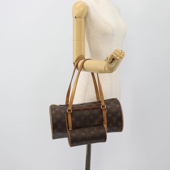 LOUIS VUITTON Monogram Papillon 30 Hand Bag M51385 LV Auth 182117V