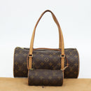 LOUIS VUITTON Monogram Papillon 30 Hand Bag M51385 LV Auth 182117V-12