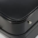 GUCCI Bamboo Vanity Hand Bag Leather Black Silver 013 2122 2490 Auth 182121-14