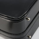 GUCCI Bamboo Vanity Hand Bag Leather Black Silver 013 2122 2490 Auth 182121-16