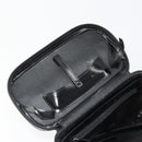 GUCCI Bamboo Vanity Hand Bag Leather Black Silver 013 2122 2490 Auth 182121-10