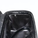 GUCCI Bamboo Vanity Hand Bag Leather Black Silver 013 2122 2490 Auth 182121-19