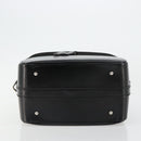 GUCCI Bamboo Vanity Hand Bag Leather Black Silver 013 2122 2490 Auth 182121-5