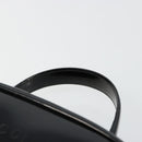 GUCCI Bamboo Vanity Handtas Lakleer Zwart Goud Auth 182122-8