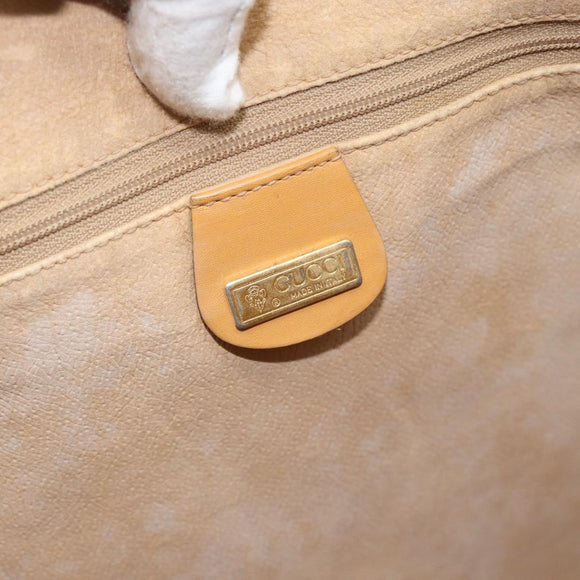 GUCCI Micro GG Supreme Tragetasche PVC Beige Gold 002 115 0135 Auth 182123