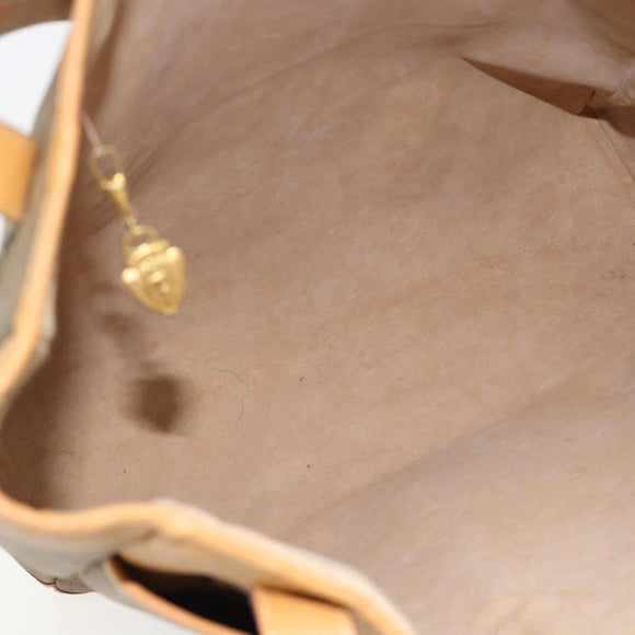 GUCCI Micro GG Supreme Tragetasche PVC Beige Gold 002 115 0135 Auth 182123