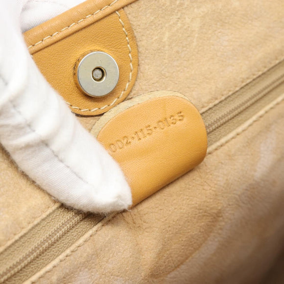 GUCCI Micro GG Supreme Tragetasche PVC Beige Gold 002 115 0135 Auth 182123