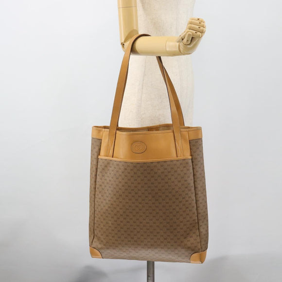 GUCCI Micro GG Supreme Tragetasche PVC Beige Gold 002 115 0135 Auth 182123