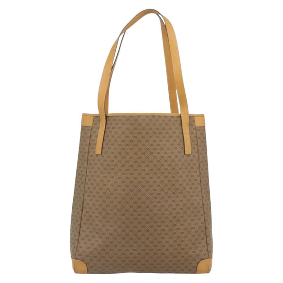 GUCCI Micro GG Supreme Tragetasche PVC Beige Gold 002 115 0135 Auth 182123