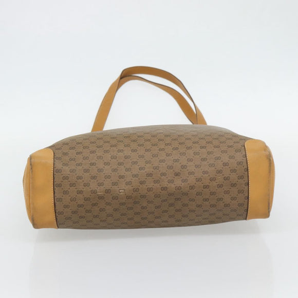GUCCI Micro GG Supreme Tragetasche PVC Beige Gold 002 115 0135 Auth 182123