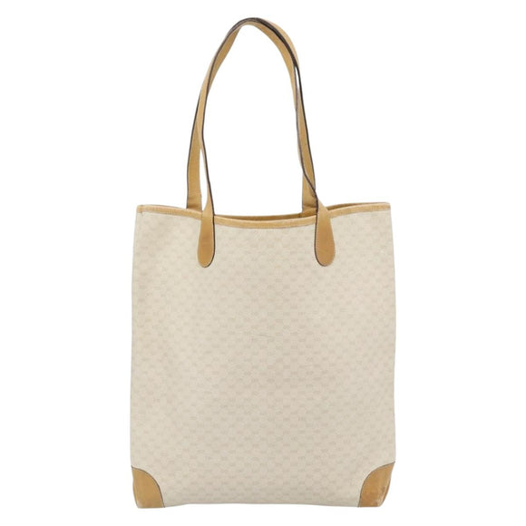 GUCCI Micro GG Supreme Web Sherry Line Bag PVC White 002 904 0131 Auth 182124