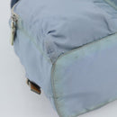 PRADA Backpack Nylon Light Blue Silver Auth 182131-16