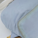 PRADA Backpack Nylon Light Blue Silver Auth 182131-18