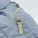 PRADA Backpack Nylon Light Blue Silver Auth 182131-19