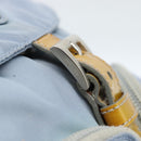 PRADA Backpack Nylon Light Blue Silver Auth 182131-10