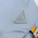 PRADA Backpack Nylon Light Blue Silver Auth 182131-20