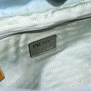 PRADA Backpack Nylon Light Blue Silver Auth 182131-21