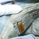 PRADA Backpack Nylon Light Blue Silver Auth 182131-24