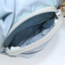 PRADA Backpack Nylon Light Blue Silver Auth 182131-26
