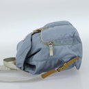 PRADA Backpack Nylon Light Blue Silver Auth 182131-3