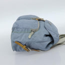 PRADA Backpack Nylon Light Blue Silver Auth 182131-4