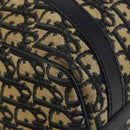 Christian Dior Trotter Canvas Boston Bag Navy Silver Auth 182138-11