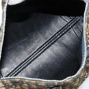 Christian Dior Trotter Canvas Boston Bag Navy Silver Auth 182138-15