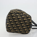 Christian Dior Trotter Canvas Boston Bag Navy Silver Auth 182138-4