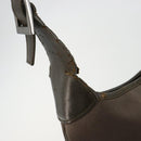 GUCCI Jackie Shoulder Bag Satin Brown Silver 001 3306 Auth 182140-11