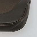 GUCCI Jackie Shoulder Bag Satin Brown Silver 001 3306 Auth 182140-13