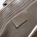 GUCCI Jackie Shoulder Bag Satin Brown Silver 001 3306 Auth 182140-18