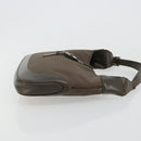 GUCCI Jackie Shoulder Bag Satin Brown Silver 001 3306 Auth 182140-4