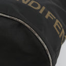 FENDI Tote Bag Canvas Black Auth 182142-15