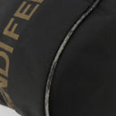 FENDI Tote Bag Canvas Black Auth 182142-16