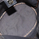 FENDI Tote Bag Canvas Black Auth 182142-11