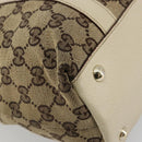 GUCCI GG Canvas Abbey Tote Bag Beige Gold 141470 Auth 182144-15