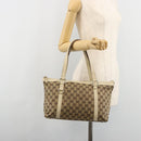 GUCCI GG Canvas Abbey Tote Bag Beige Gold 141470 Auth 182144-24