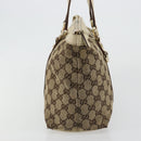 GUCCI GG Canvas Abbey Tote Bag Beige Gold 141470 Auth 182144-4