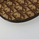 Christian Dior Trotter Canvas Umhängetasche Braun Gold Original 182147-11