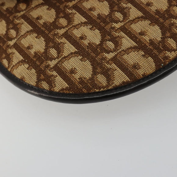 Christian Dior Trotter Canvas Umhängetasche Braun Gold Original 182147