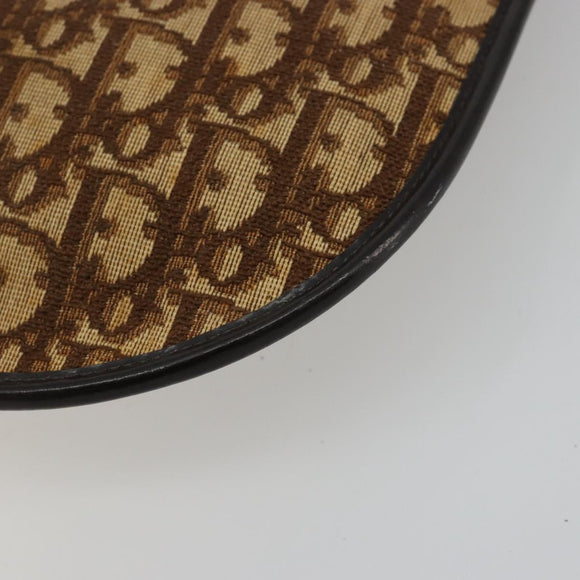 Christian Dior Trotter Canvas Umhängetasche Braun Gold Original 182147