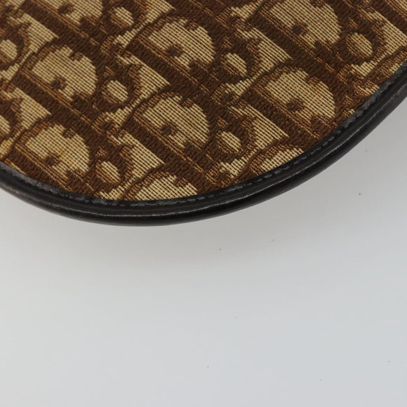 Christian Dior Trotter Canvas Umhängetasche Braun Gold Original 182147
