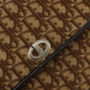 Christian Dior Trotter Canvas Umhängetasche Braun Gold Original 182147-14