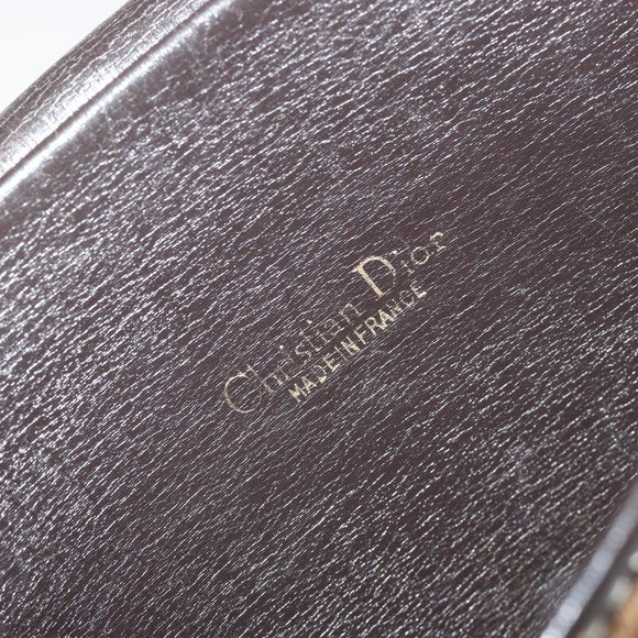 Christian Dior Trotter Canvas Umhängetasche Braun Gold Original 182147