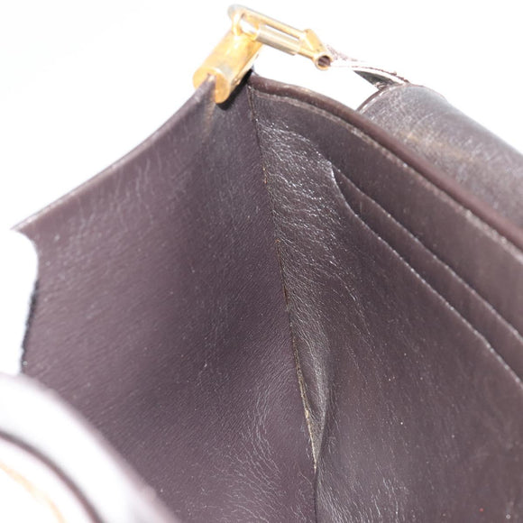 Christian Dior Trotter Canvas Umhängetasche Braun Gold Original 182147