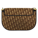Christian Dior Trotter Canvas Umhängetasche Braun Gold Original 182147-3
